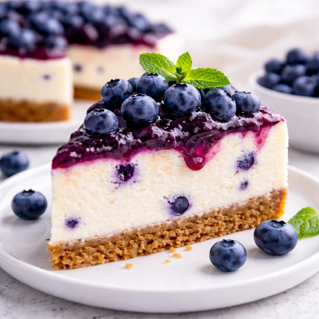 Yaban Mersinli Cheesecake